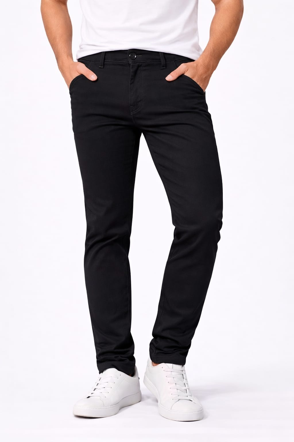 Pantalón De Gabardina Entubado